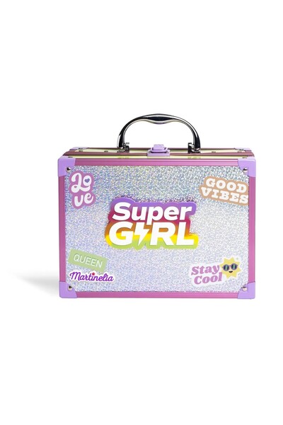 JollyMag MARTINELIA SUPERGIRL TRUSA DE MACHIAJ CU OGLINDA LED