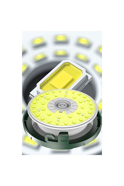 Flippy USB Rechargeable LED Camping Light, Color String, 10m, 1800mAh, White/Green