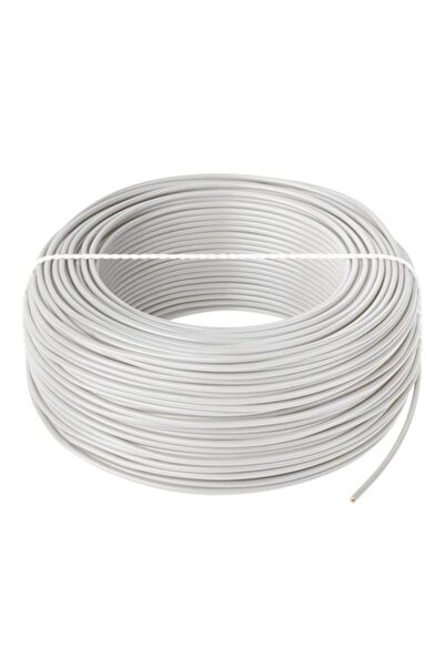 Lechpol LGY Μονόκλωνο Καλώδιο 1x1.0mm² H05V-K Λευκό, Ρολό 100μ, Ανθεκτικό στο...