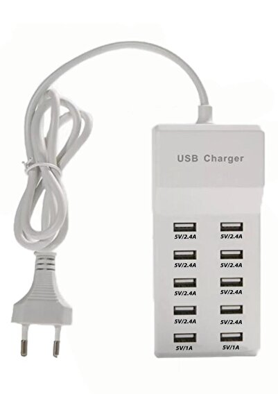 Appa 10 PORT ÇOKLU USB ŞARJ İSTASYONU 10 LU USB ŞARJ CİHAZI