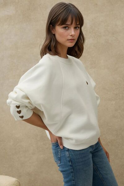 Hiccup İşlemeli Pamuklu Sweatshirt