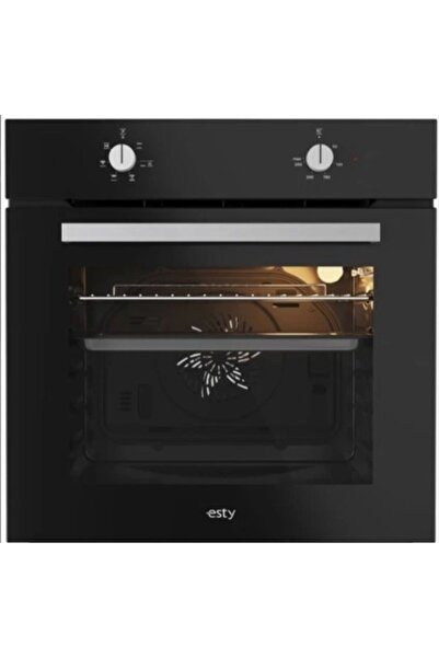 Esty Elektrikli Ocaklı Siyah Ankastre Set (AEF6601B03 - AVO8210B01 - 3480 SİYAH RESETLİ)