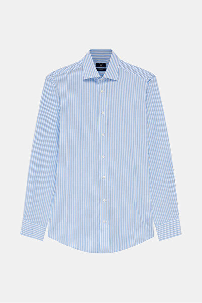 W Collection Blue Long Sleeve Shirt