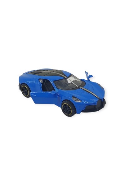 Sunman Pull and Drop Car Metal - 6643-06 - Blue