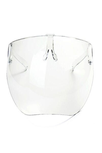 NEO Viziera de Protectie Transparenta, Refolosibila, Fixare Confortabila pe Urechi cu Brate Tip Ochelari