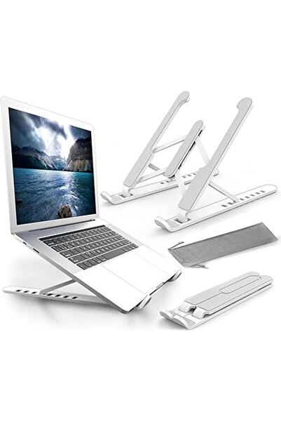 OEM Suport pentru laptop și tabletă pentru 9-17", înălțime reglabilă, pliabil, alb