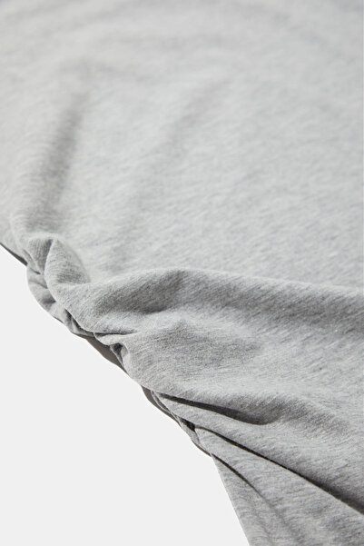 W Collection Grey Melange Asymmetric Detail T-Shirt