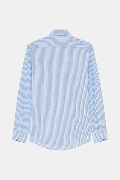 W Collection Blue Long Sleeve Shirt