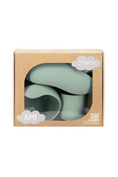 JollyMag Silikonová sada na diverzifikaci, Momi Ami - zelená