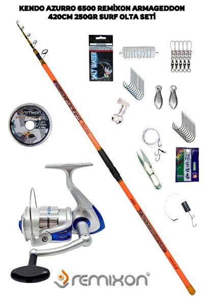 Kendo Azurro 6500 Remixon Armageddon 420cm 250gr Surf Olta Seti