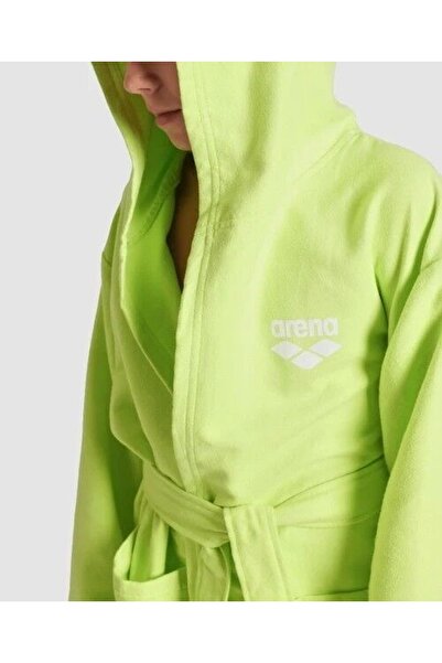 ARENA Zeal Jr Robe /Arctic Lime White Children's Bathrobe 009042610