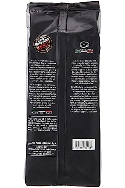 Caffe Vergnano Caffè Vergnano 1882 Classic Drip/Filter Balanced Ground Coffee, 1kg