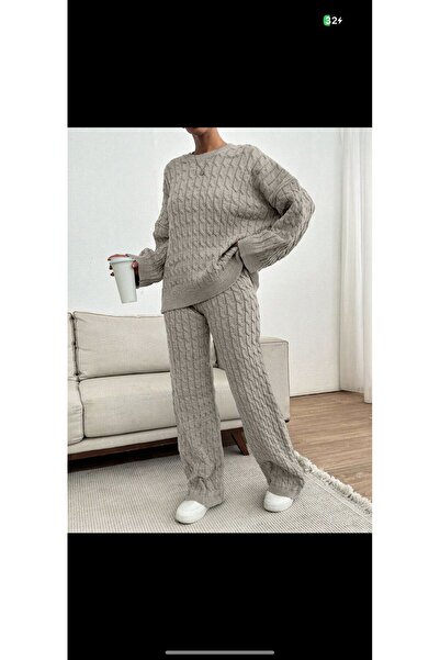 Paraf style بدلة تريكو شتوية نسائية