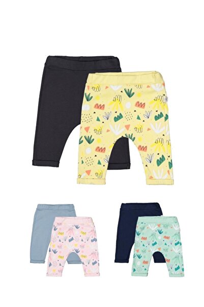 JollyMag Set of 2 pairs of baby pants Leaves, Tongs baby (Yellow, Size: 12-18...
