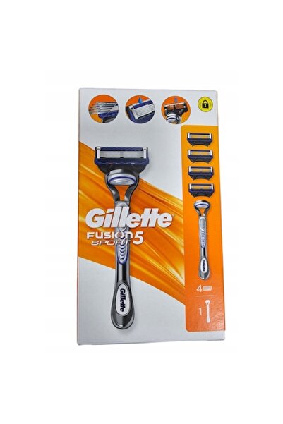 Gillette Rezerve lame de ras Fusion Sport 5, 4 buc.