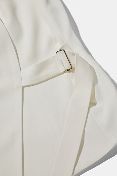 W Collection BEYAZ KOLSUZ BLUZ