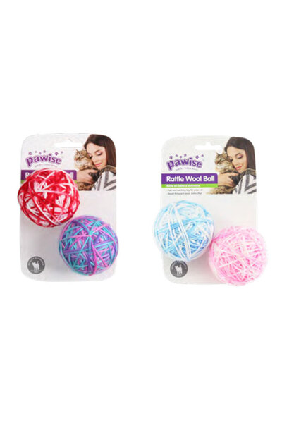 Pawise Sptrns Braided Ball with Bell (62247) Cat Toy