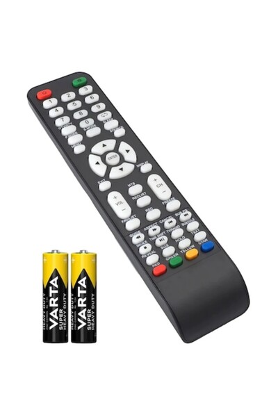 GSC Telecomandă TV compatibilă cu Star-Light, 20DM3500, 22DM3500, neagră, baterii incluse