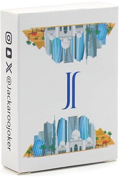 JackarooJoker Jackaroo Joker Jakaroo Playing Cards 100% Plastic for Jakaroo Board Game - 1 Deck (Limited Edition)
