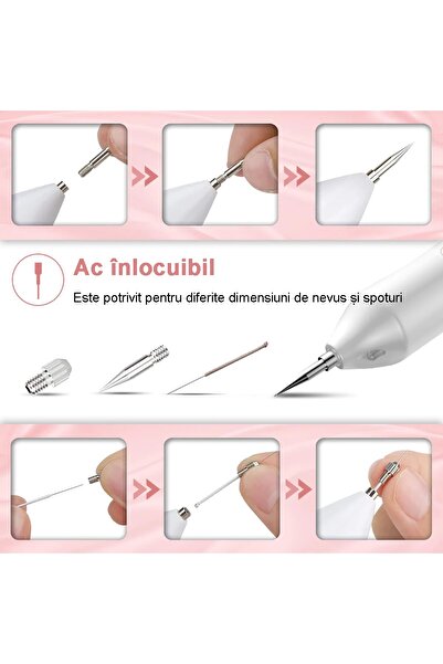 NEO Plasma Pen, Neo™ with 5 replacement needles included, 9 speeds, for removing warts, spots, tattoos