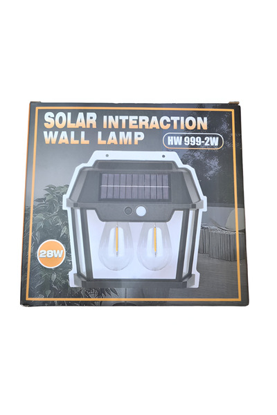NEO Solar Wall Lamp, with 2 LED Bulbs, Motion Sensor, 3 Light Modes, Neo™