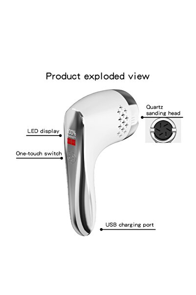 NEO Set Aparat Profesional pentru indepartare bataturi Calus EAR Neo™ Foot Po...