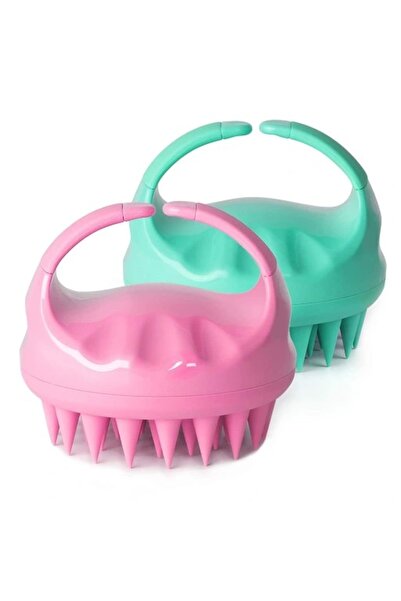 NEO Set 2 bucati Dispozitiv pentru masaj capilar - Perie din silicon pentru c...