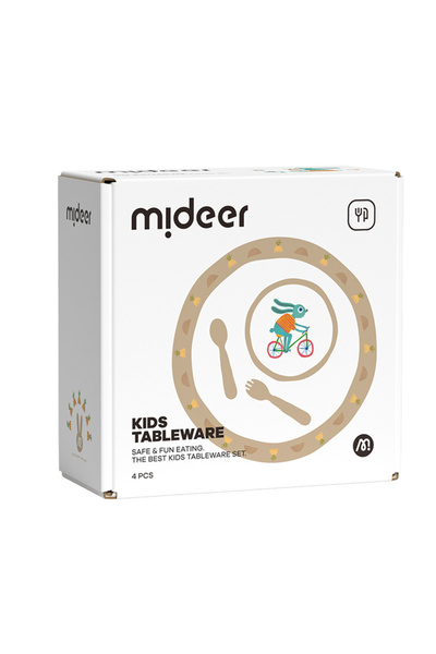 Mideer مجموعة أدوات المائدة للأطفال - السيد باني