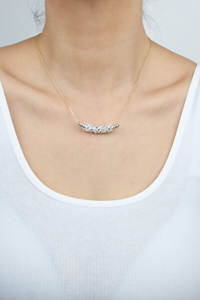 Liveyn Design Thin Chain Contra Color Necklace