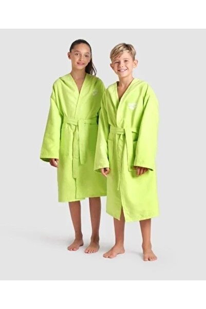 ARENA Παιδικό μπουρνούζι Zeal Jr Robe /Arctic Lime White 009042610