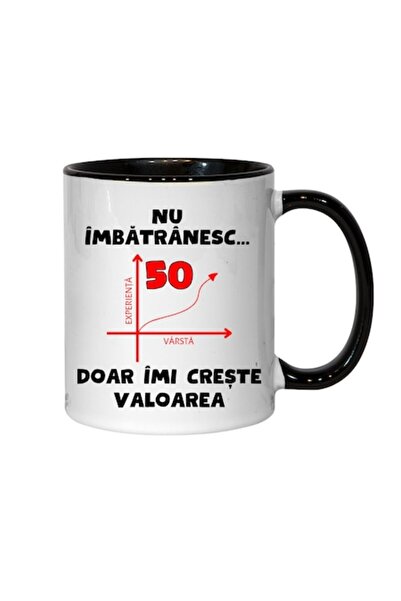 T&M Personalizare Cană personalizată - Nu îmbătrânesc, 50 de ani, doar cresc ...