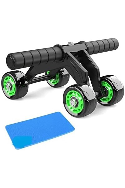 Generic Rotating Ab Wheel for Core Workout, Home Gym Ab Exerciser with Extension Band