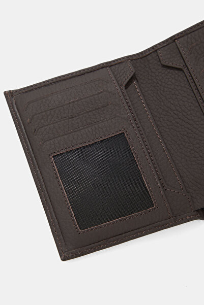 W Collection KAHVERENGİ DERİ CÜZDAN