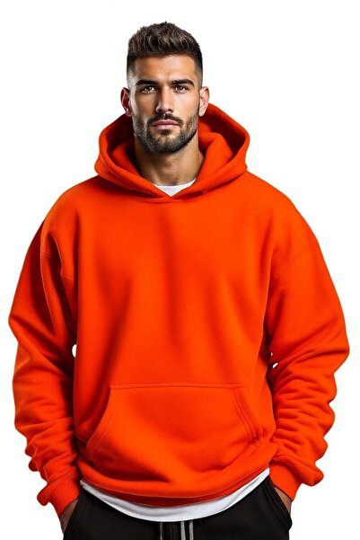 BENROMA 3 szálas fésült pamut unisex kapucnis pulóver