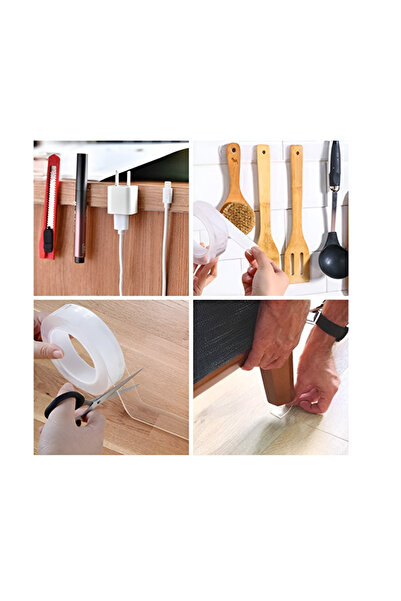 NEO Banda Dubla Adeziva Siliconica Transparenta, Rezistenta la Apa, 3 m, Neo™