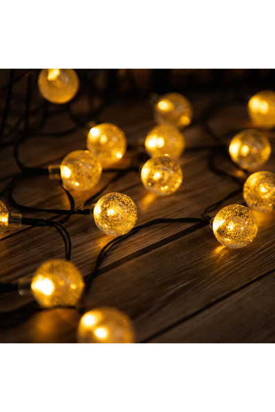 SDX Market Instalație liniară de lumini de Crăciun de 2,7 m, cu 10 LED-uri cu...