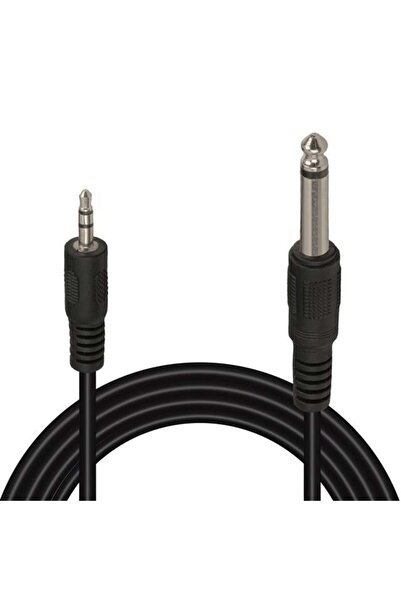 Zibox Powermaster PM-15917 6.3 Mm Gitar to 3.5 Mm Stereo Ara Kablo (1.4 Metre)