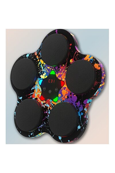 Flippy Boxing Toy with Music & Lights, Bluetooth, USB Charge, Suction Mount, 5 Targets, Black