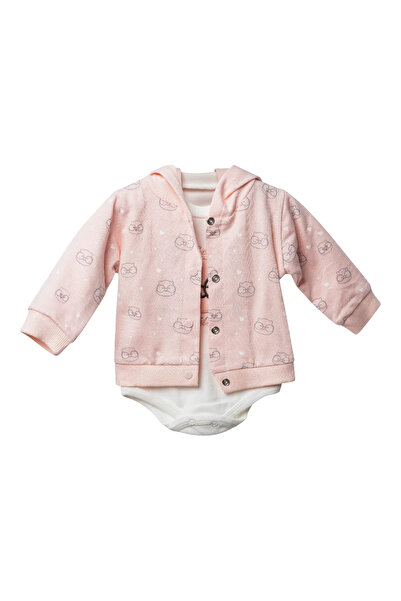 Mamboo Set din Bumbac pentru Nou Născut Fetiță