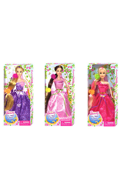 NN Papusa cu Par Bicolor NN, 28Cm