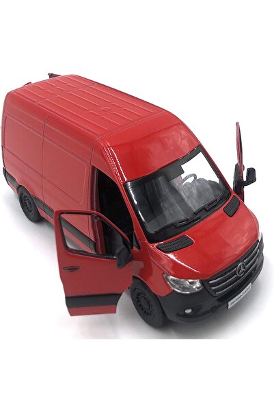 Mıncır Shop Mercedes‑Benz Sprinter 1:48 Scale Die‑Cast Model Car – Pull‑Back, Openable Doors