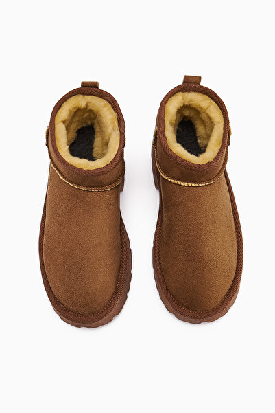 İncimoda Classic Ultra Mini New Heights Kısa Bilek Içi Kürklü Platform Taban Günlük Bot