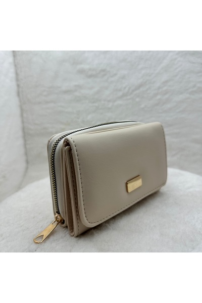 Sh Poly Women's Leather Multi-Compartment Wallet