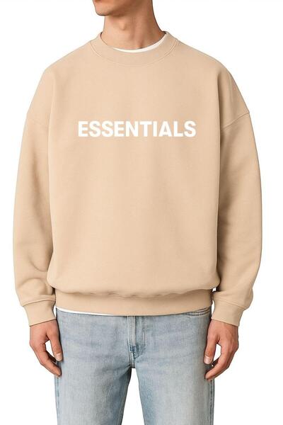 DM DOLCE MORE Hanorac unisex cu imprimeu ESSENTIALS din bumbac pieptănat cu 3...