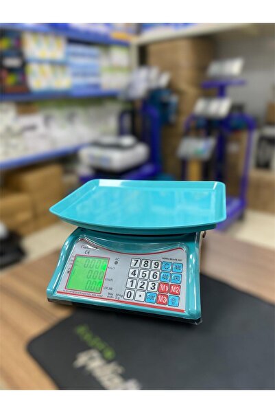 bozztech Renkli Elektronik Dijital Manav Market Pazarcı Mutfak Tartı Terazisi 40 Kg Kapasite 2 gr