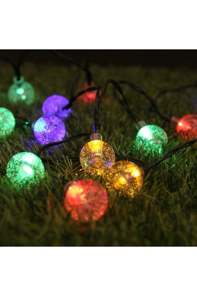 SDX Market Instalație liniară de lumini de Crăciun de 2,7 m, cu 10 LED-uri în...