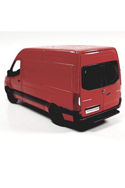 Mıncır Shop Mercedes‑Benz Sprinter 1:48 Scale Die‑Cast Model Car – Pull‑Back, Openable Doors