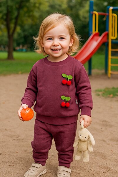 Yalçınoğlu Kids أسلوب ميني، راحة قصوى: سلسلة الكرز I، حلاوة مضمونة للأعمار من 1 إلى 4 سنوات I قطن ناعم