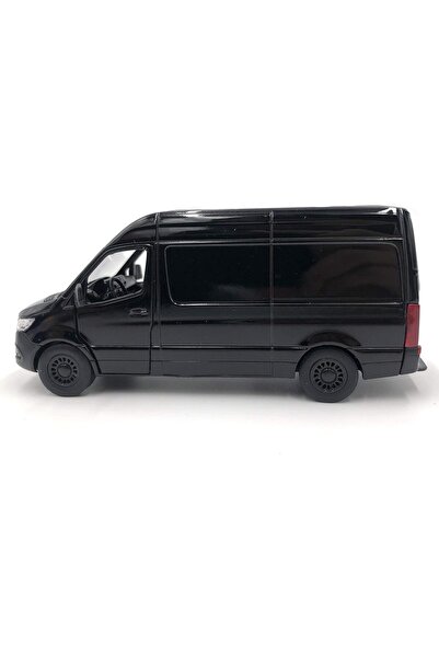 Mıncır Shop Mercedes‑Benz Sprinter 1:48 Scale Blue Die‑Cast Model – Pull‑Back, Openable Doors