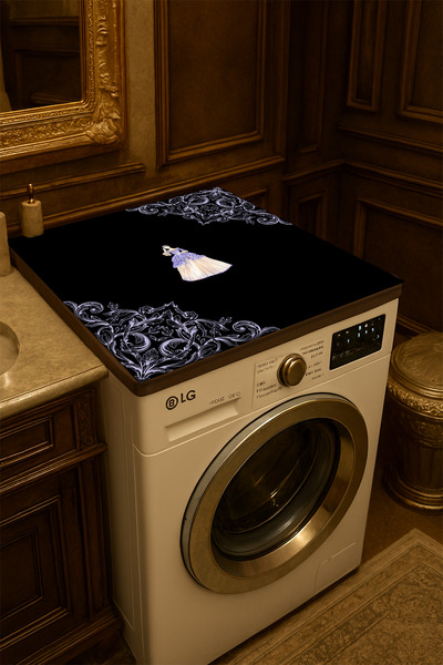 Getcarpet Washing Machine Dryer Cover Protection Pad Machine Mat Non-Slip Was...